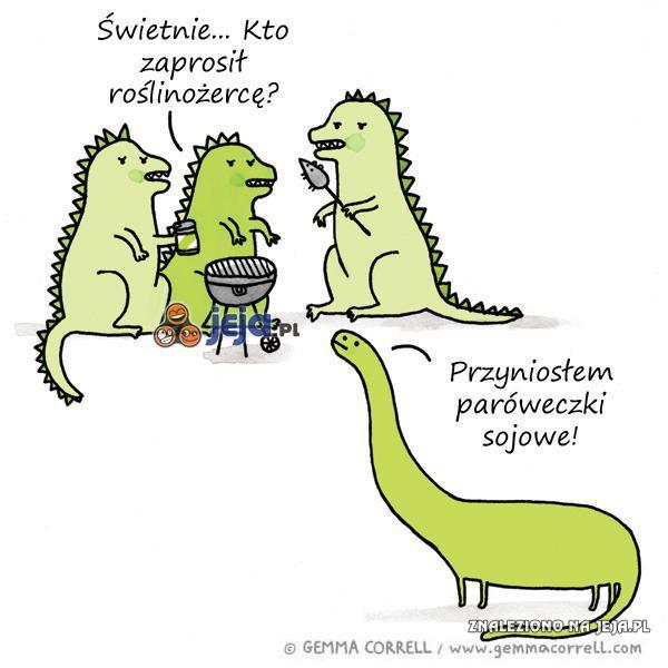 Grill u dinozaurów