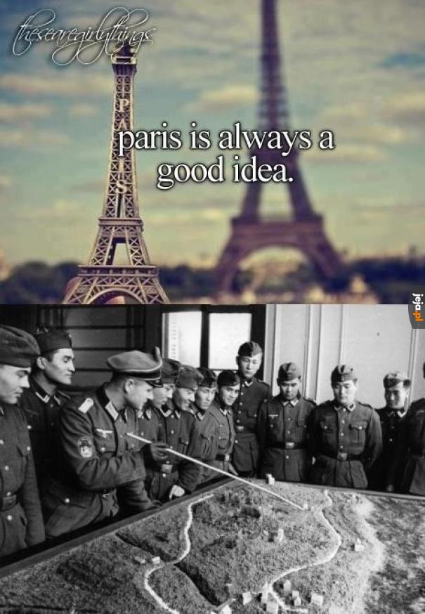 Paryż to zawsze dobra opcja