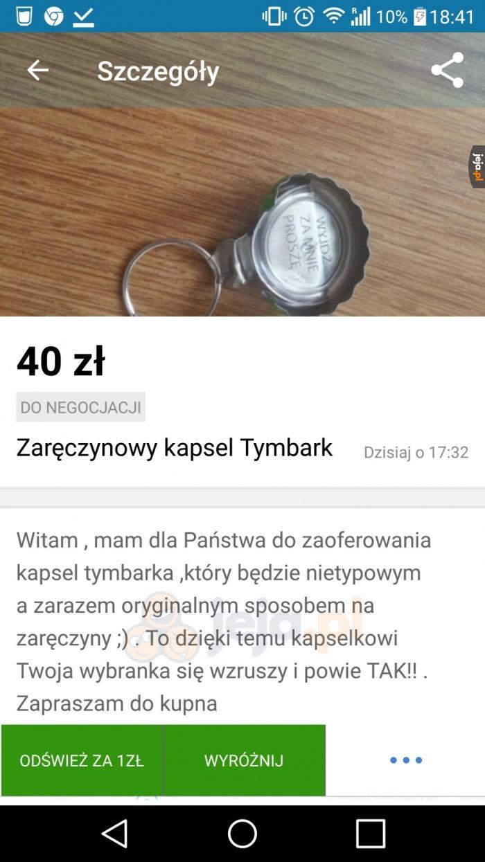 Wybranka padnie na kolana