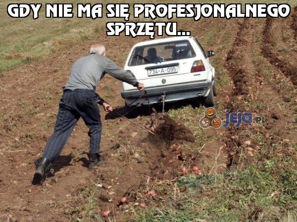 Gdy nie ma się profesjonalnego sprzętu...