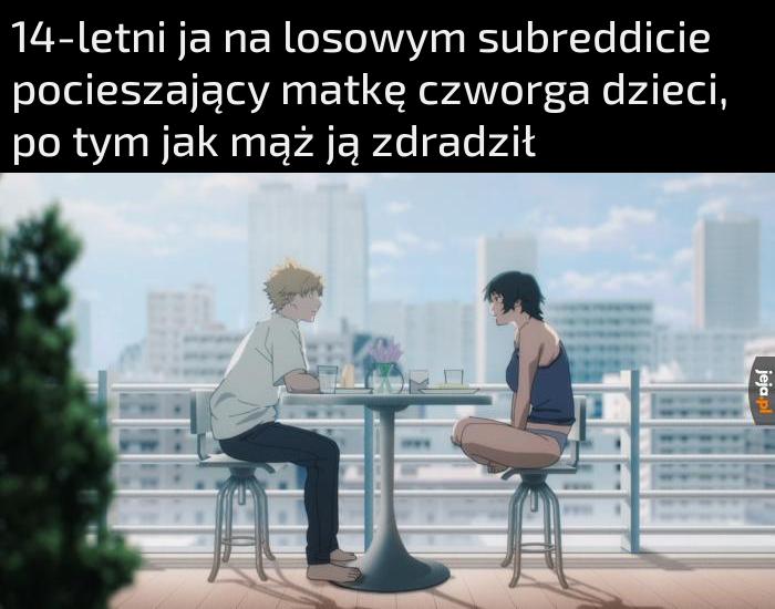 Łatwo w internecie o takie rozmowy, gorzej w realu