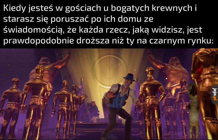 Nawet dotknąć papieru toaletowego nie jestem godzien