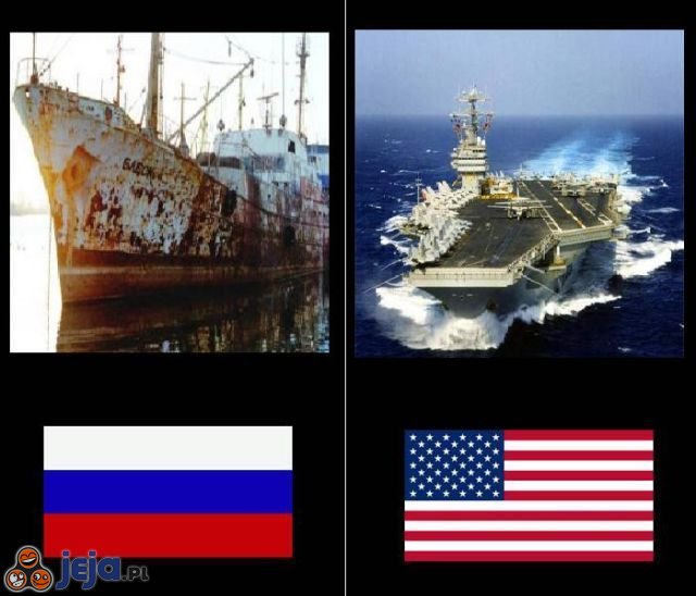 Rosja vs USA - Marynarka