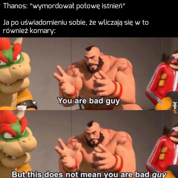 Thanos jednak nie jest taki zły.