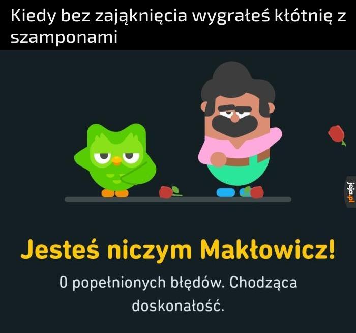 Wreszcie mam odwagę poderwać odbicie w lustrze