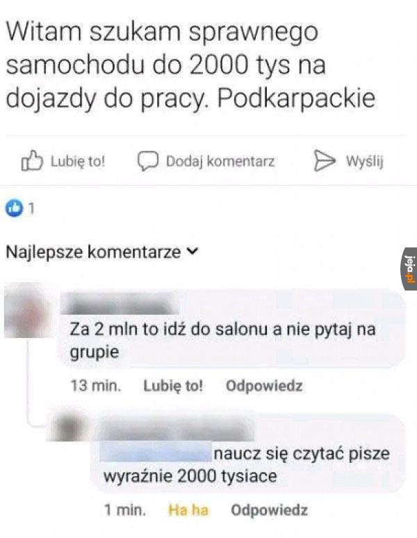 Wyraźnie pisze