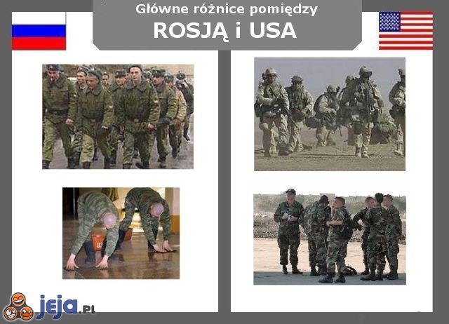 Rosja vs USA - Fryzury
