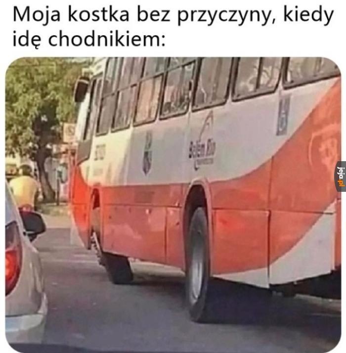 O mało nie doszło do złamania