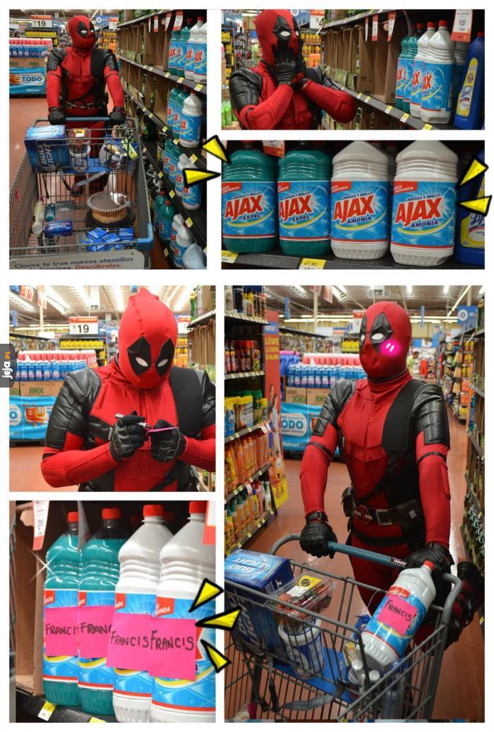 Deadpool w supermarkecie