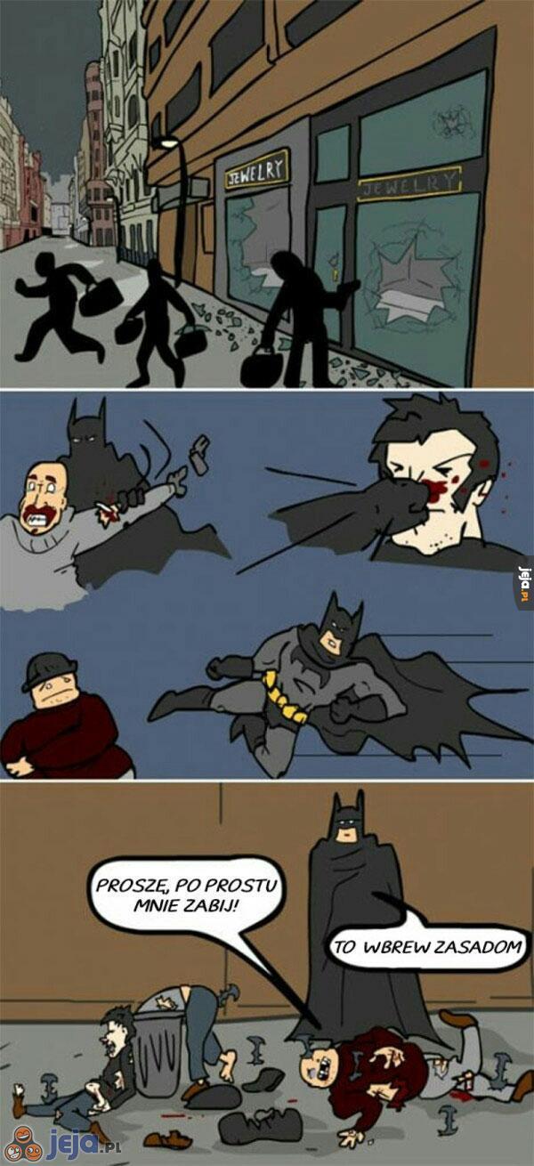 Batman nie zabija, Batman zamienia życie w pasmo cierpień