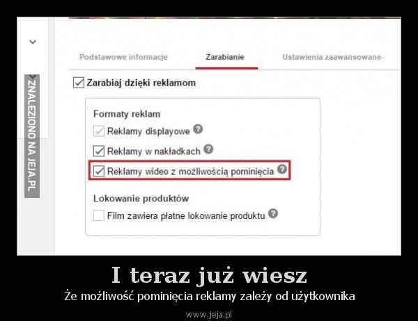 I teraz już wiesz