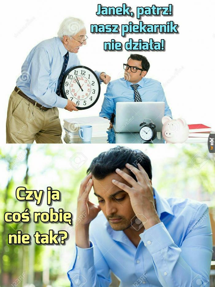 A może to rzeczywiście nie jest zegar?