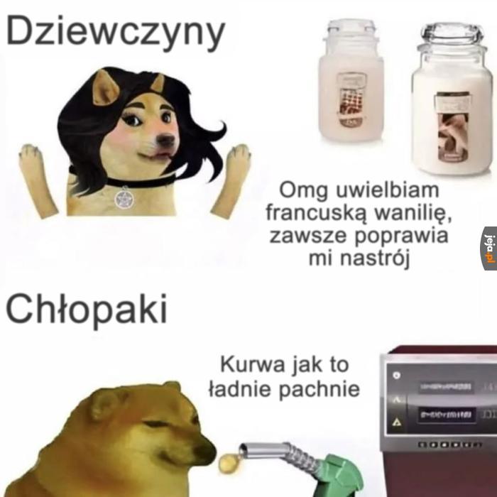 Zapach benzyny jest najlepszy