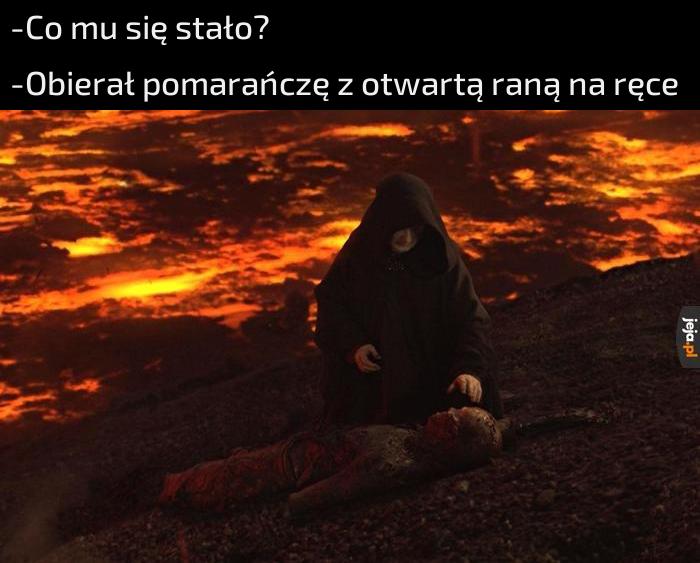 Pomarańcza cierpienia i agonii