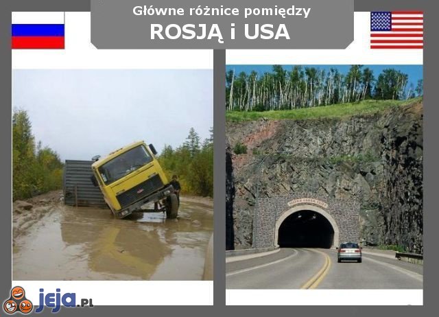 Rosja vs USA - Drogi