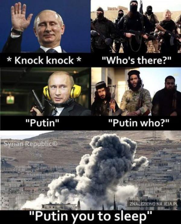 Puk Puk. Kto tam? Putin