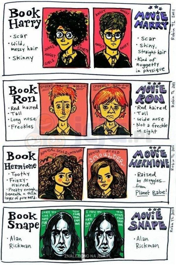 Harry Potter: Książka vs Film