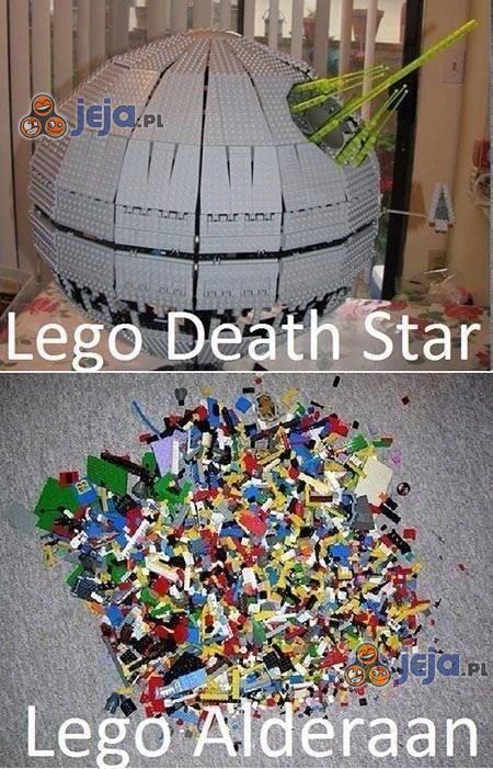 Gwiazda Śmierci vs Alderaan