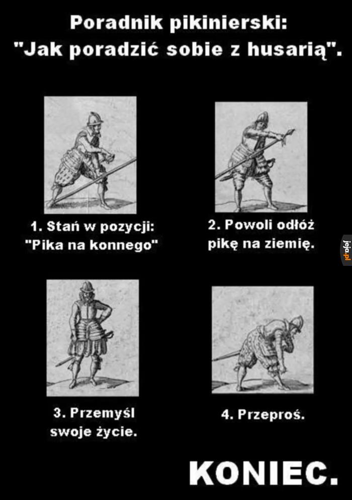 I ogólnie z ciężką kawalerią
