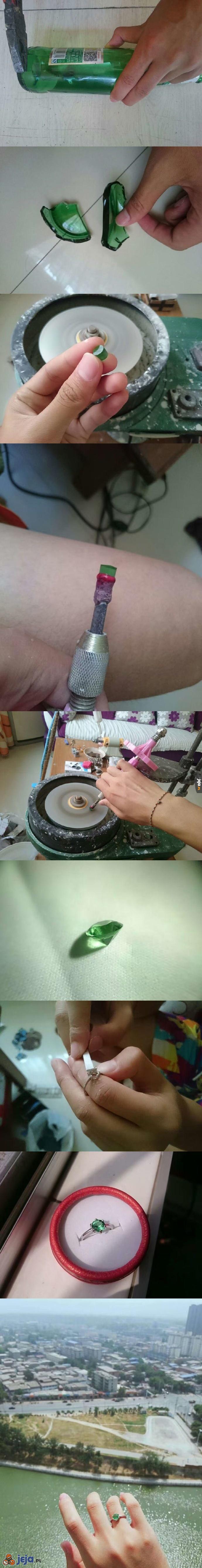 Pierścionek ze szmaragdem za 35 groszy