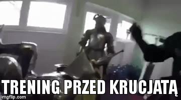 Trening przed krucjatą