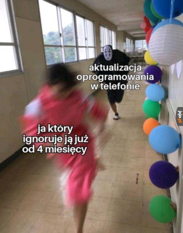 Póki apka działa to nie trzeba