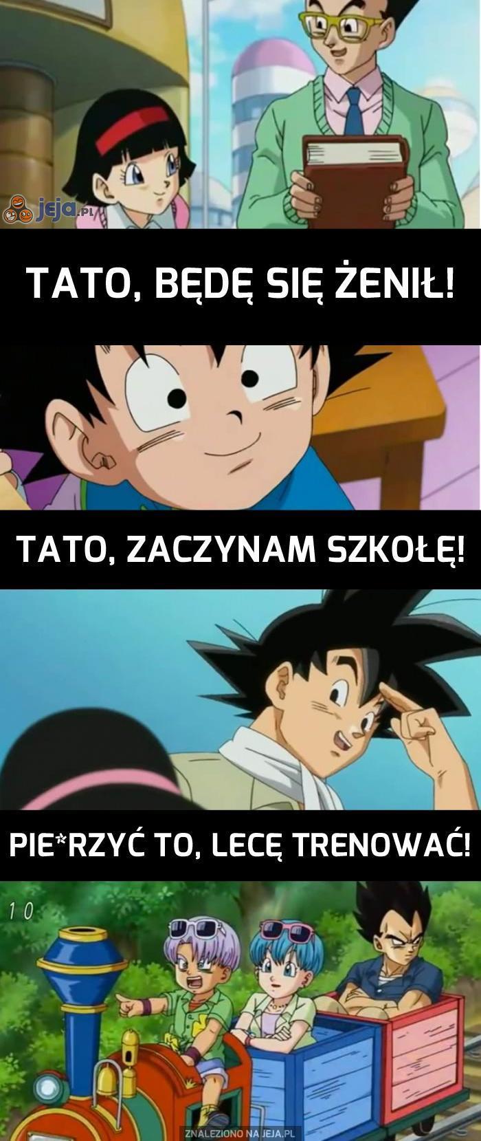 Vegeta jest lepszym ojcem niż Songo