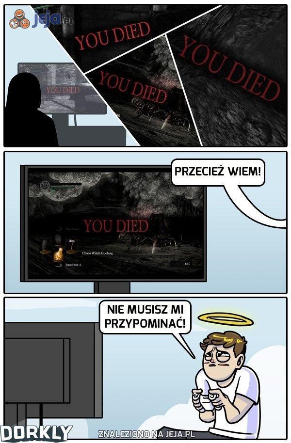 You died!