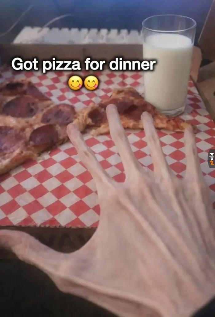 Przyda mu się ta pizza
