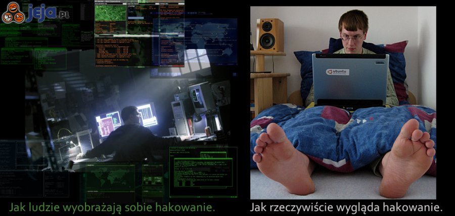 Hakowanie - wyobrażenie vs rzeczywistość