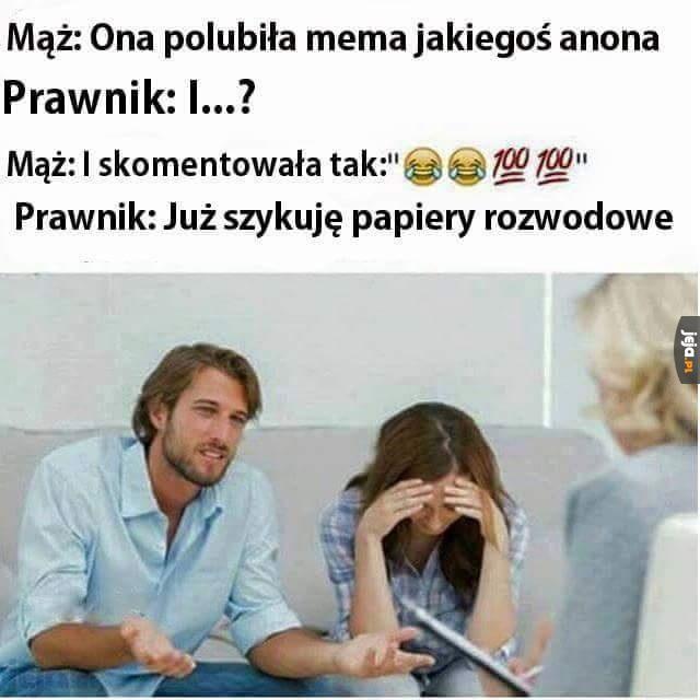 Będzie rozwód jak nic