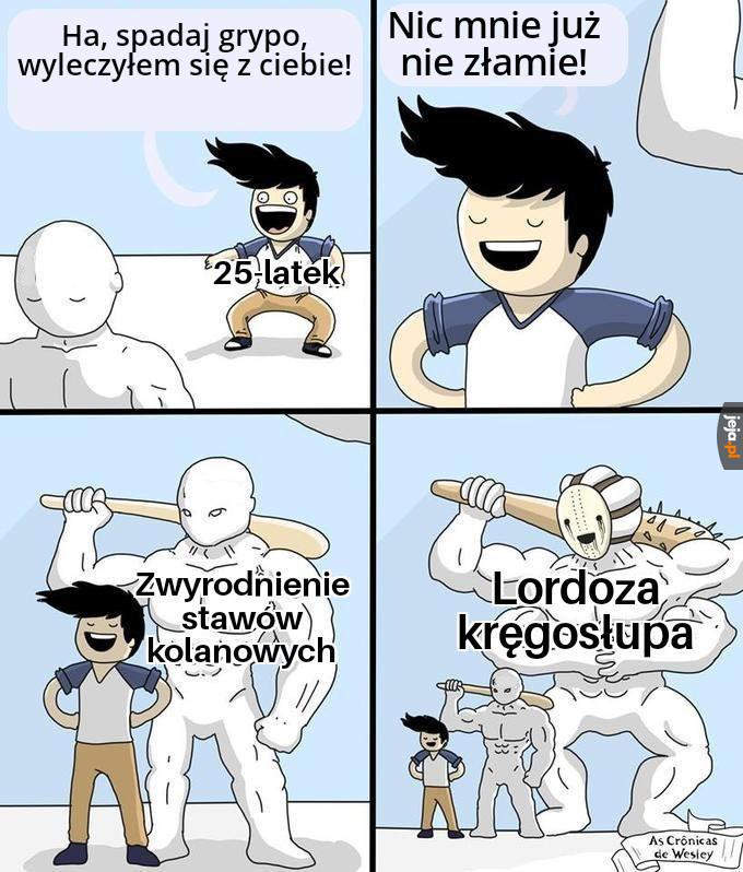 Grało się w gry godzinami, więc teraz kręgosłup boli od siedzenia za biurkiem