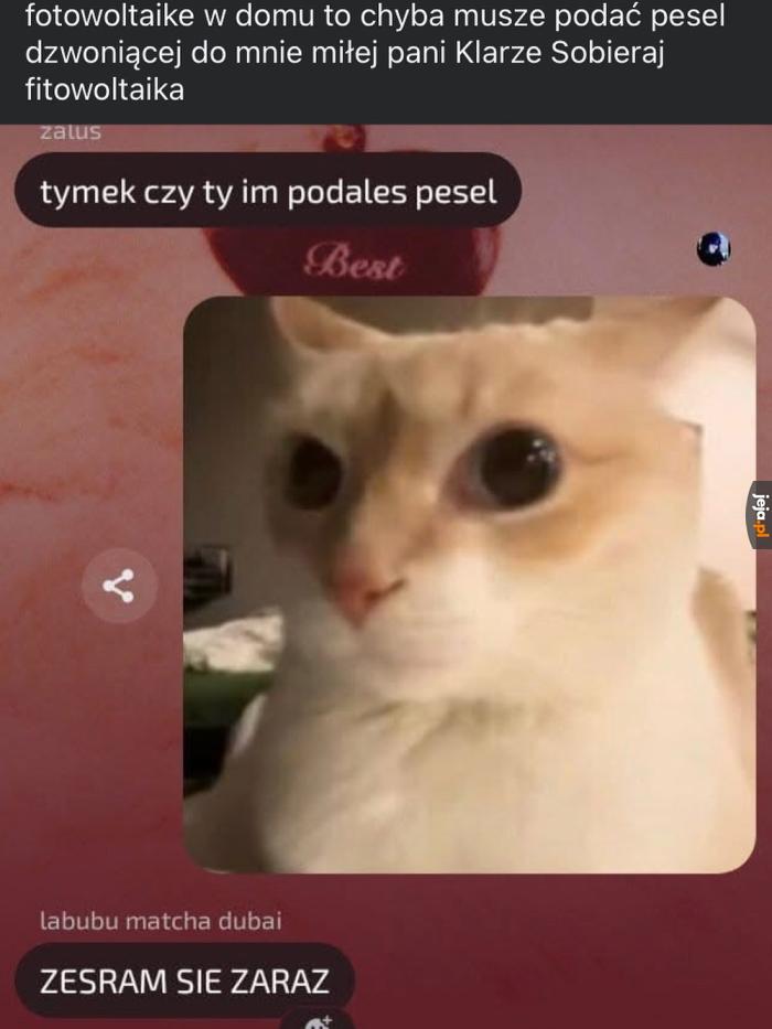 Nie podawaj peselu