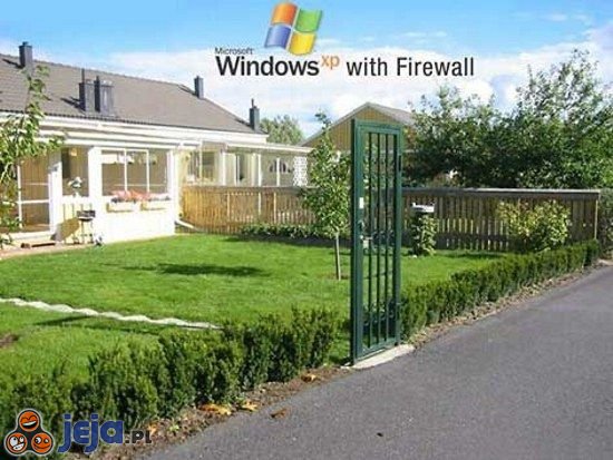 Windows XP z firewallem