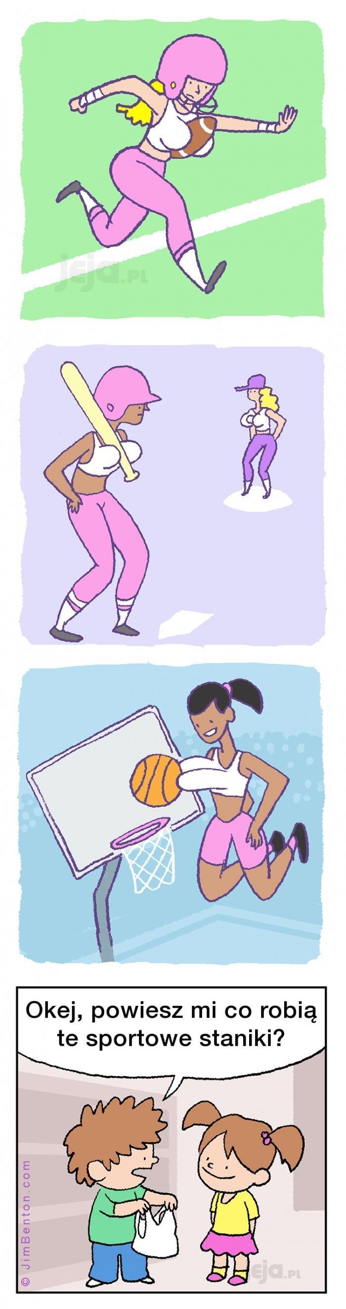 Sportowe staniki