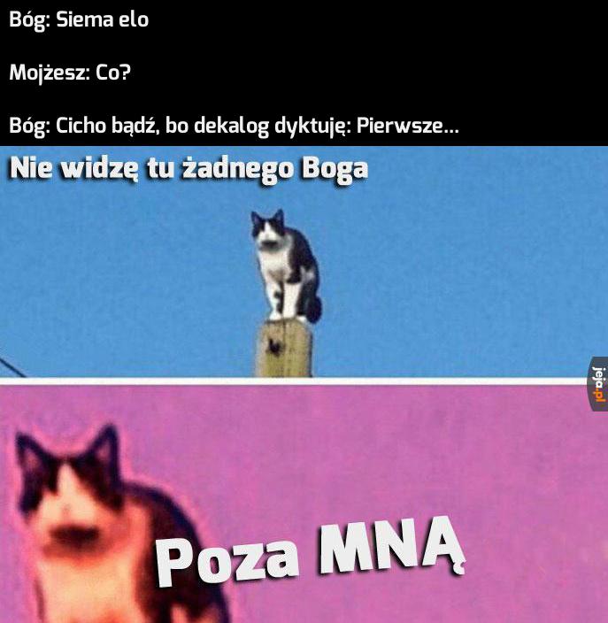 Pierwsze przykazanie w memowej formie