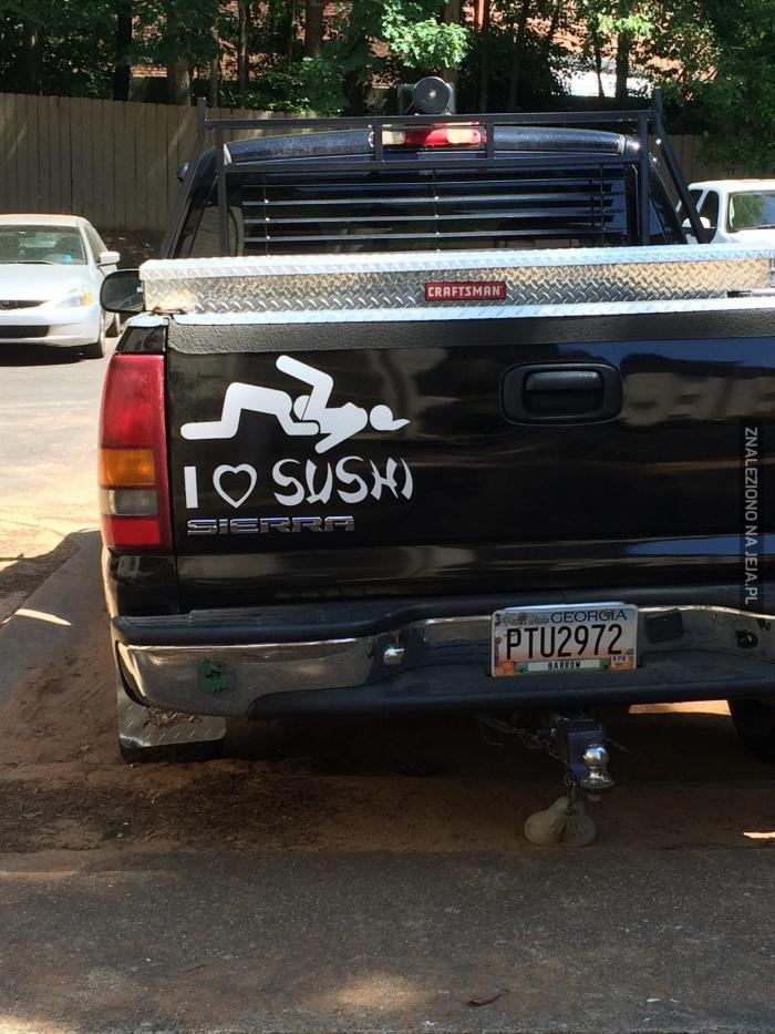 Ktoś tu naprawdę lubi sushi