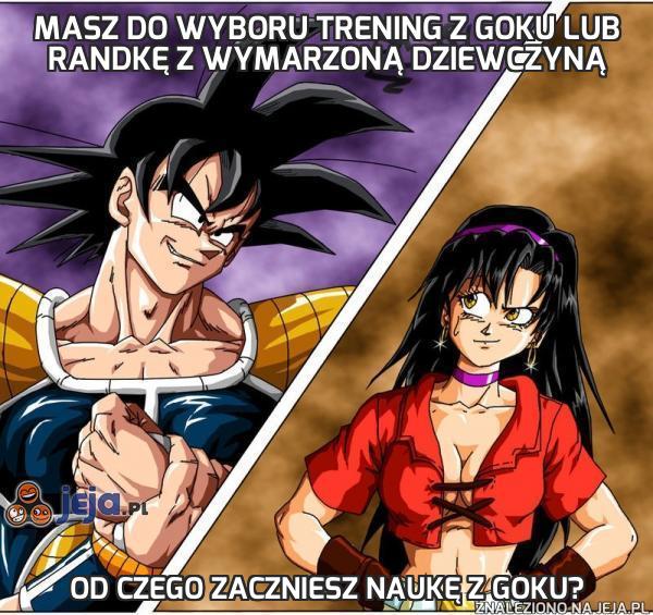 Masz do wyboru trening z Goku lub randkę z wymarzoną dziewczyną