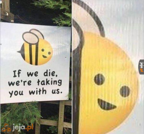 Pszczoły nie żartują