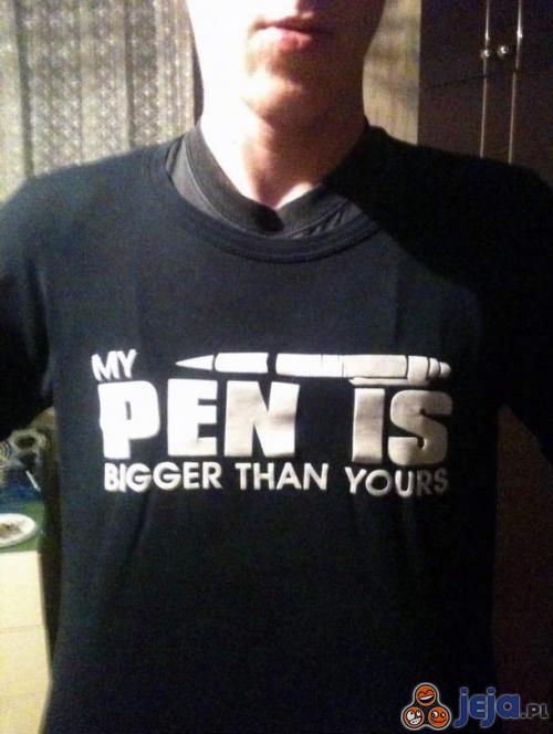 My pen is...