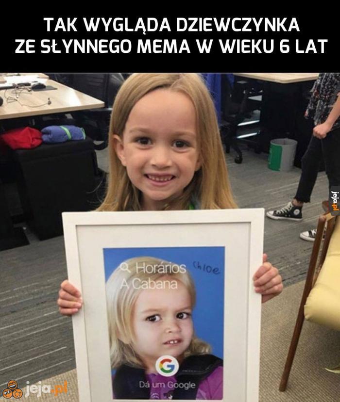 Dziewczynka z mema