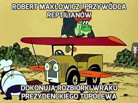 Robert Makłowicz i przywódca reptilianów