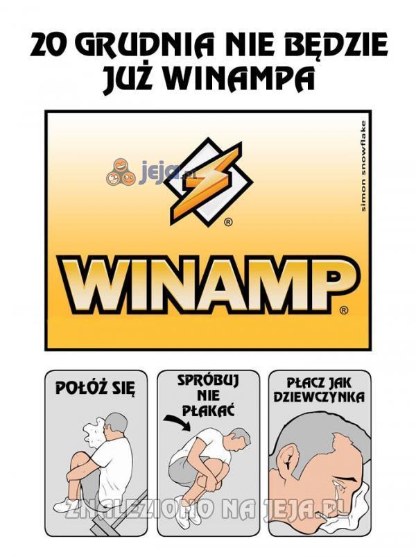 Żegnaj Winamp