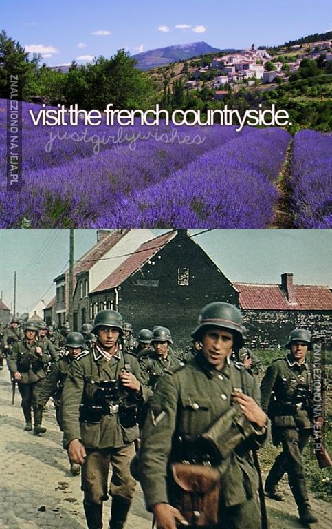 Odwiedzić francuską wieś