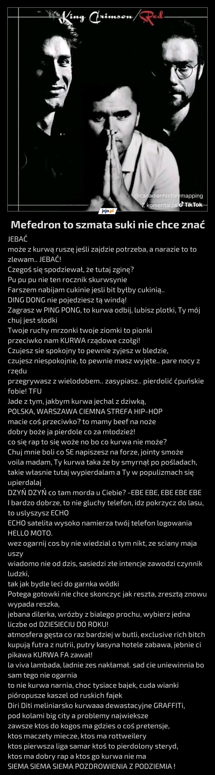 Mefedron to szmata suki nie chce znać