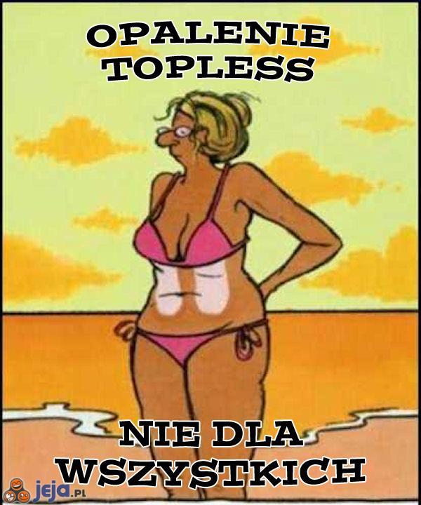 Opalanie topless