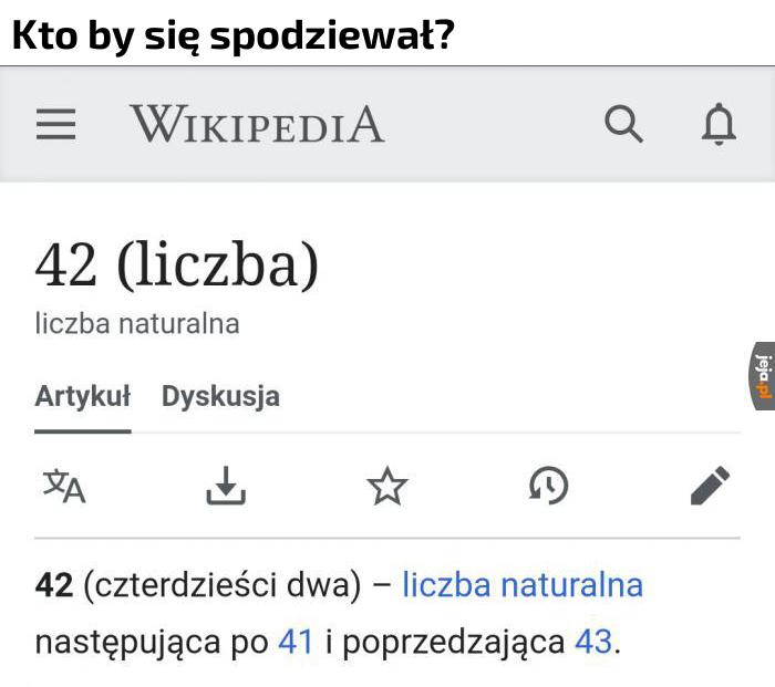 Wikipedia jest bardzo skrupulatna