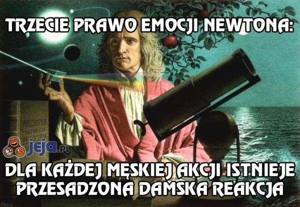 Trzecie prawo emocji Newtona