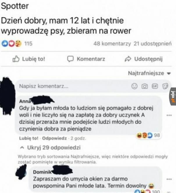 Zaorał jak mój dziadek pole