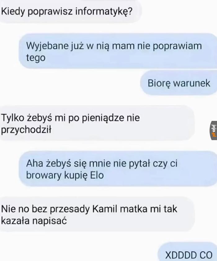 Dogadamy się jakoś synek